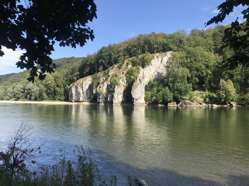 Beeindruckende Naturlandschaft beim Donaudurchbruch nahe Regensburg